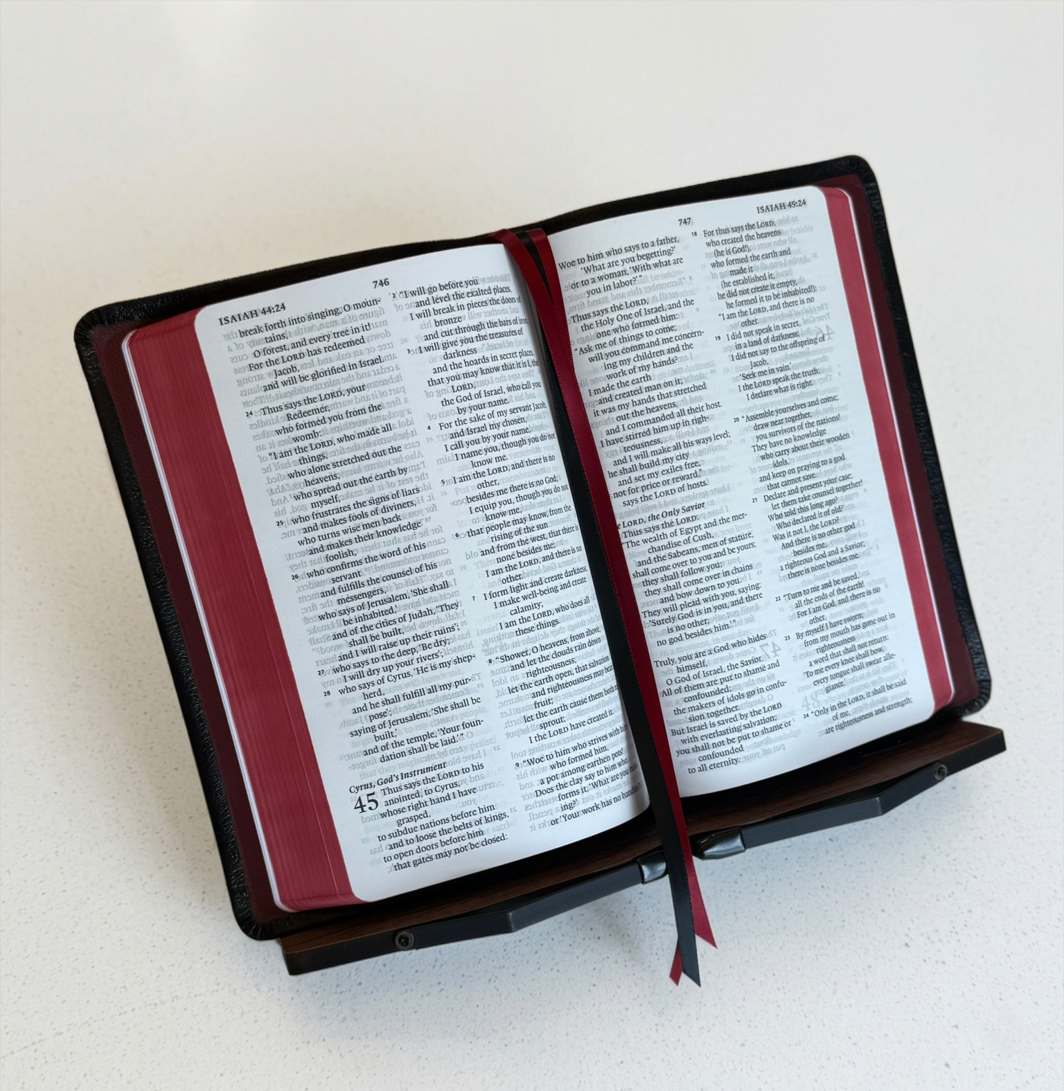 Finished rebound Bible