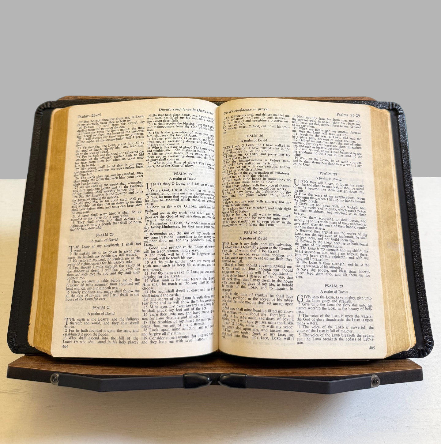 Finished rebound Bible